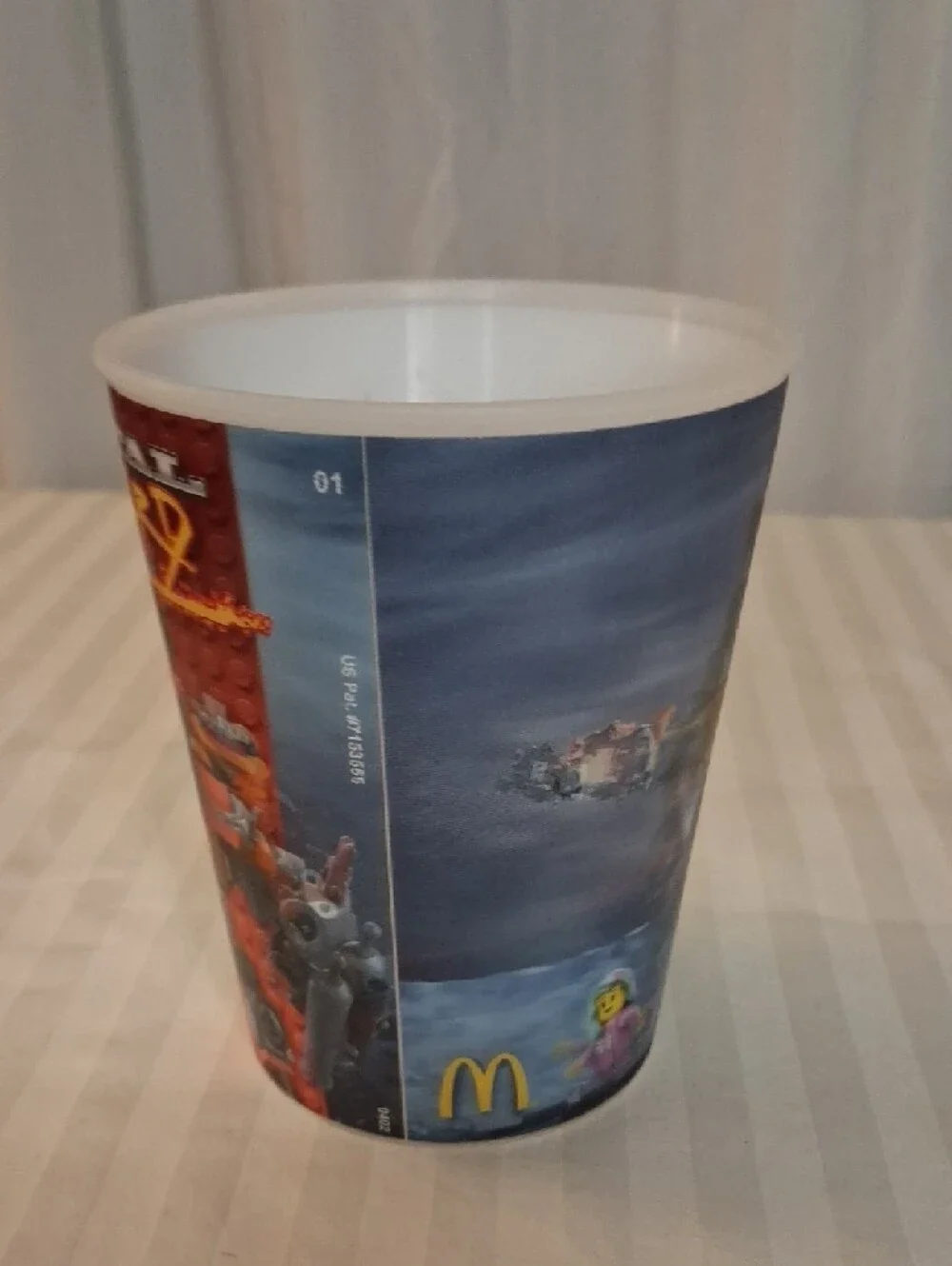 Lego Metal Beard Red and Gray Plastic Party Cup